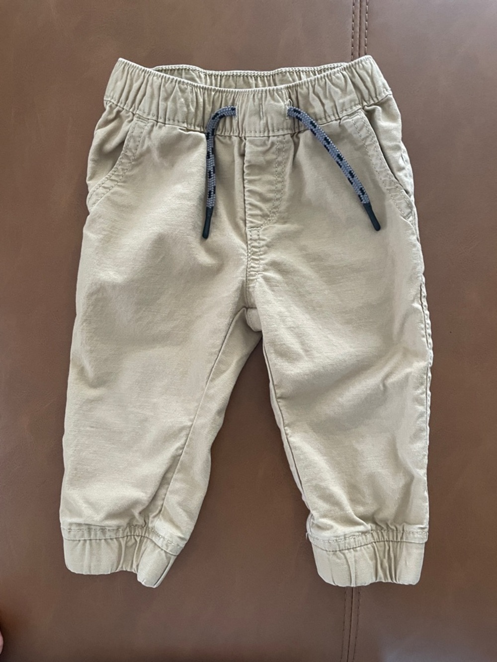 GAP Khaki Drawstring Joggers - Beige